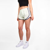 Nike Vintage Running Shorts Gestreift - Farbe: White - Größe: M - VintageR2